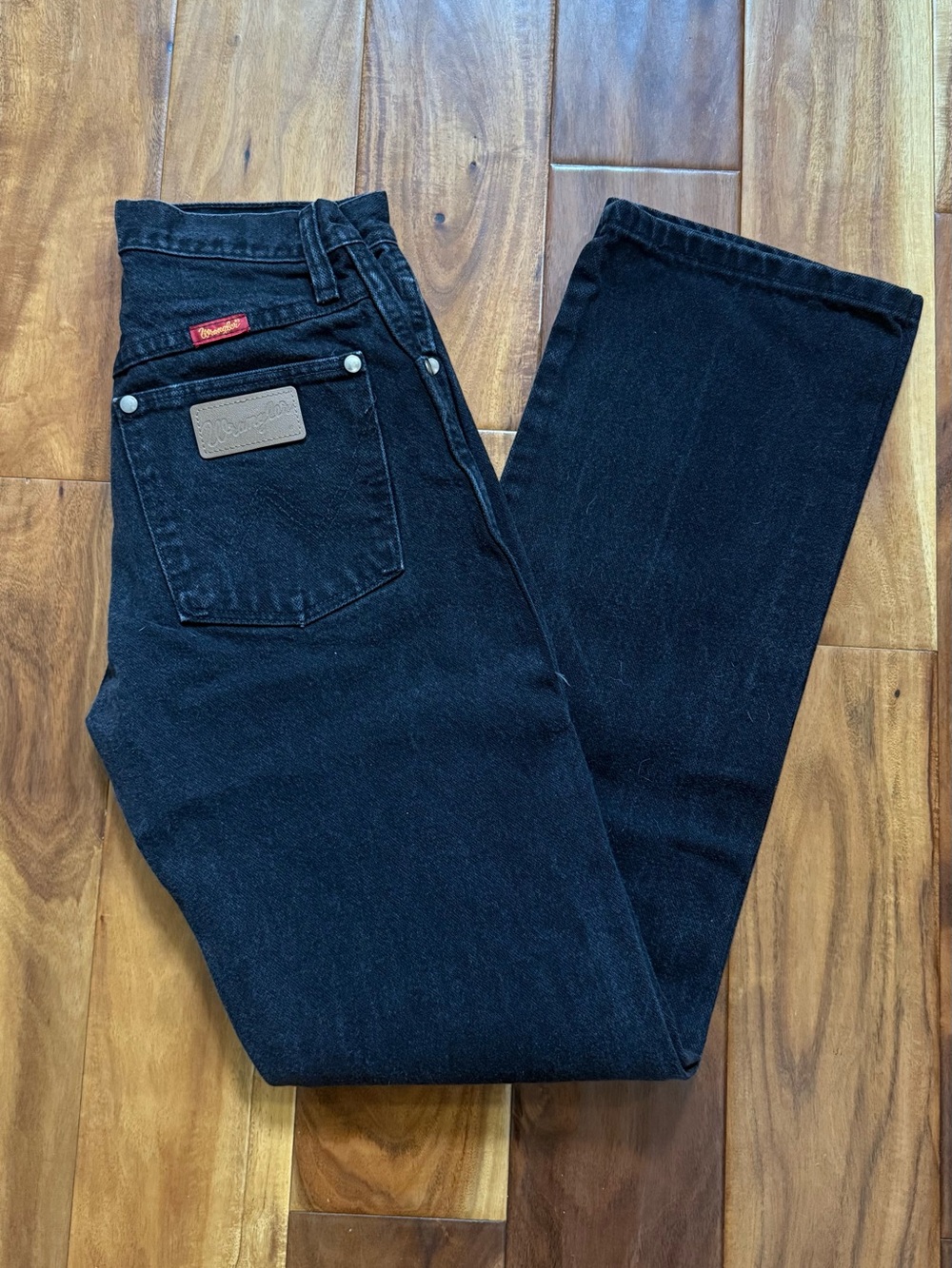 Vintage 90s Wrangler Cowboy Cut Black Jeans Womens Size 3x32